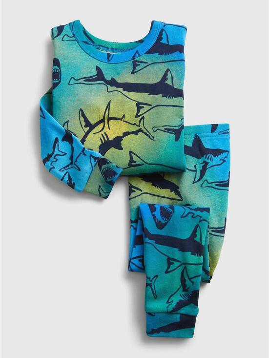 GAP Other - Baby Gap Organic Cotton PJ Set - Blue & Green Fish Print - Size 3T - NWT